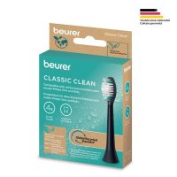 Beurer Classic Clean SC30SC50, set de 4 rezerve negre pentru periuta de dinti electrica sonica - 1