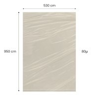 Sac de cules reciclat 530/950 cm, grosime 80 microni - Electric SRL - 1