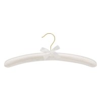 Set umerase, satin, 38cm, 2 bucati, alb - 1
