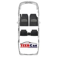 Covorase Skoda Fabia II TeamCar® Tip Tavita Compatibile (2007–2014) Silver - 1