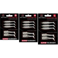 Rezerva Spinnerbait Livetarget Rig, Large, culoare Pearl White-Silver - 2