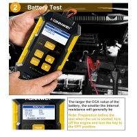 Tester Baterie Auto KONNWEI KW510, Testare CCA, Incarcare, Reparatie, Suport 12V, Rezistenta, SOH, SOC, Test Ripple - 19