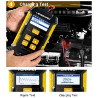 Tester Baterie Auto KONNWEI KW510, Testare CCA, Incarcare, Reparatie, Suport 12V, Rezistenta, SOH, SOC, Test Ripple - 16