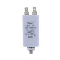 Condensator pornire motor 400V 4.5uF cu pin, Well - 1