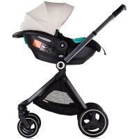 Carucior Chipolino Elite 3 in 1 biscotta cu spatar reglabil si accesorii - 5