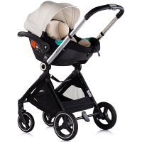 Carucior Chipolino Elite 3 in 1 biscotta cu spatar reglabil si accesorii - 6