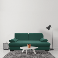 Canapea extensibila Oro cu lada de depozitare, Verde Smarald - 1