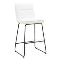 Scaun de bar Essential Alb 53x64.5x107 cm - 1