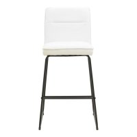 Scaun de bar Essential Alb 53x64.5x107 cm - 4