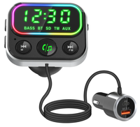 Încărcător Auto Bluetooth 5.0 MP3 - Muzică și Încărcare Rapidă - 1