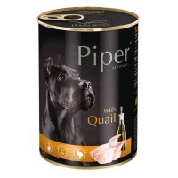 PIPER Animals, XS-XL, Prepeliță, conservă hrană umedă fără cereale câini, (în aspic), 400g - 2