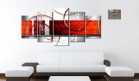 Tablou canvas Bimago - Emphasis: tema rosie 100x50 cm - 2