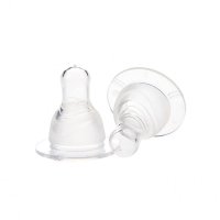 Set 2 tetine silicon super fin Minut Baby 3+ - 1