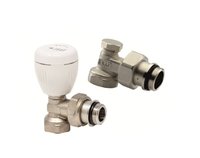 Set robineti pentru calorifer - tur si retur 1/2" Ivar - 1
