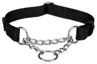 Zgarda Chinga cu Lant Strangulanta 45-70 cm/25 mm Negru 202901 - 1