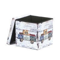 Taburet Design Truck, multicolor, 38x38x37.5 cm - 3