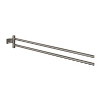 Suport dublu pentru prosop Grohe Essentials Cube, 450 mm,  brushed hard graphite - 40624AL1 - 1