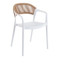 Scaun Ankara Alb 54x55.5x77 cm - Confort si Stil pentru Exterior - 1
