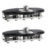 Set 2 x Suport Capota FICSI pentru fixare LED BAR / proiectoare capota universal dreptunghiular - 1
