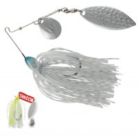 Spinnerbait Herakles Flatter Compact Tandem, Chartreuse/White, 7g - 1