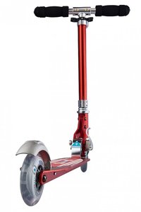 Trotineta Micro Sprite Red Stripe pliabila, ghidon telescopic, platforma din aluminiu, roti PU, greutate 2.8 kg, suporta 100 kg - 5
