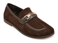 Pantofi EPICA 4790639 din piele intoarsa pentru femei - Maro - 1