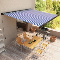Copertina retractabila manuala tip caseta, antracit, 300 x 250 cm - 2