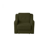 Fotoliu GINA II extensibil, cu arcuri si lada depozitare, verde inchis, 95x100x95 cm - 1