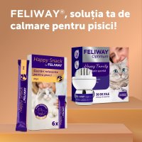 FELIWAY Happy Snack pentru Pisici cu Pui, Recompense Calmante pentru Sistem Nervos, 15g x 6 Plicuri - 10