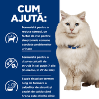 HILL'S Prescription Diet c/d Urinary Multicare Stress, Pui, dietă veterinară pisici, hrană uscată, afecțiuni urinare HILL'S Prescription Diet c/d Urinary Care Multicare Stress, Pui, dietă veterinară pisici, hrană uscată, sistem urinar, sistem nervos & ca - 5
