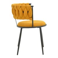 Scaun cu brate Alkia I Galben 57x58.5x72 cm - 3