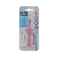 Periuta de dinti din silicon pentru bebelusi 6 luni+ Blush Pink - 1