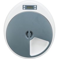 TRIXIE TX5, hrănitor automat câini, 1 bol asimetric, programabil, plastic TRIXIE TX5, hrănitor automat câini și pisici, 1 bol asimetric, programabil, plastic, alb și gri, XS(1.25l, 33x5cm) - 5