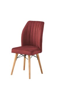 Scaun living tapitat Valentina portacaliu  Homs - 1