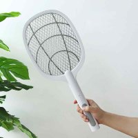 Paleta electrica anti insecte cu reincarcare USB si suport - 1