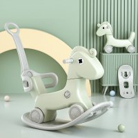 Balansoar Nichiduta Garden Rocking Horse Verde 3 in 1 - Jucarie Transformabila - 1