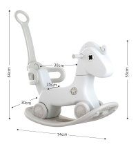 Balansoar Nichiduta Garden Rocking Horse Verde 3 in 1 - Jucarie Transformabila - 5