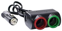 Priza auto 12V Olesson 1631 cu 3 intrari 120W negru - 1