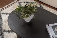 Masuta de cafea, Hanah Home, pal melaminat, lemn negru, 119x60x40 cm - 8