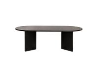 Masuta de cafea, Hanah Home, pal melaminat, lemn negru, 119x60x40 cm - 5