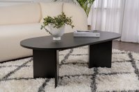 Masuta de cafea, Hanah Home, pal melaminat, lemn negru, 119x60x40 cm - 7