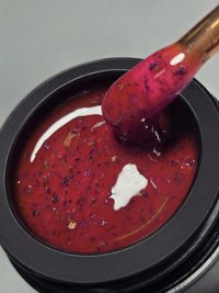 Gel Autonivelant Everin Petal Stories Orchid Haze 15gr - Gel Roz-Orhidee cu Inserții Botanice - 1
