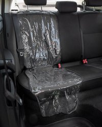 Husa de protectie pentru bancheta auto Caretero,impermeabila si usor de curatat,protejeaza bancheta de sub scaunul auto - 3