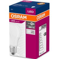 Bec LED Osram Value Classic A E27, 8.5W (60W), 806 lm, lumina rece 6500K - 1