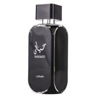 Lattafa Hayaati Silver, parfum arabesc lemnos aromatic pentru barbati, apa de parfum 100 ml - 4