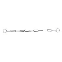 Zgarda Trixie din Crom pentru Caini cu Par Lung - 72 cm, Ochi Mari de 4 mm - 1