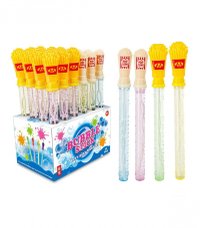 Baston pentru baloane de sapun, 37 cm, model cartofi si popcorn - 1