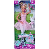 Papusa Steffi Love Dancing Ballerinas, 29 cm, cu fusta rotativa - 1