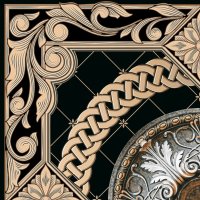 Gresie Dubai Black 40 x 40 cm lucioasa - Placile ceramice rectificate pentru interior - 1