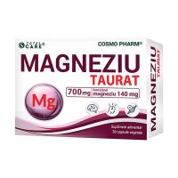 Magneziu Taurat 30 Capsule Vegetale - Cosmopharm pentru Relaxare si Vitalitate - 1